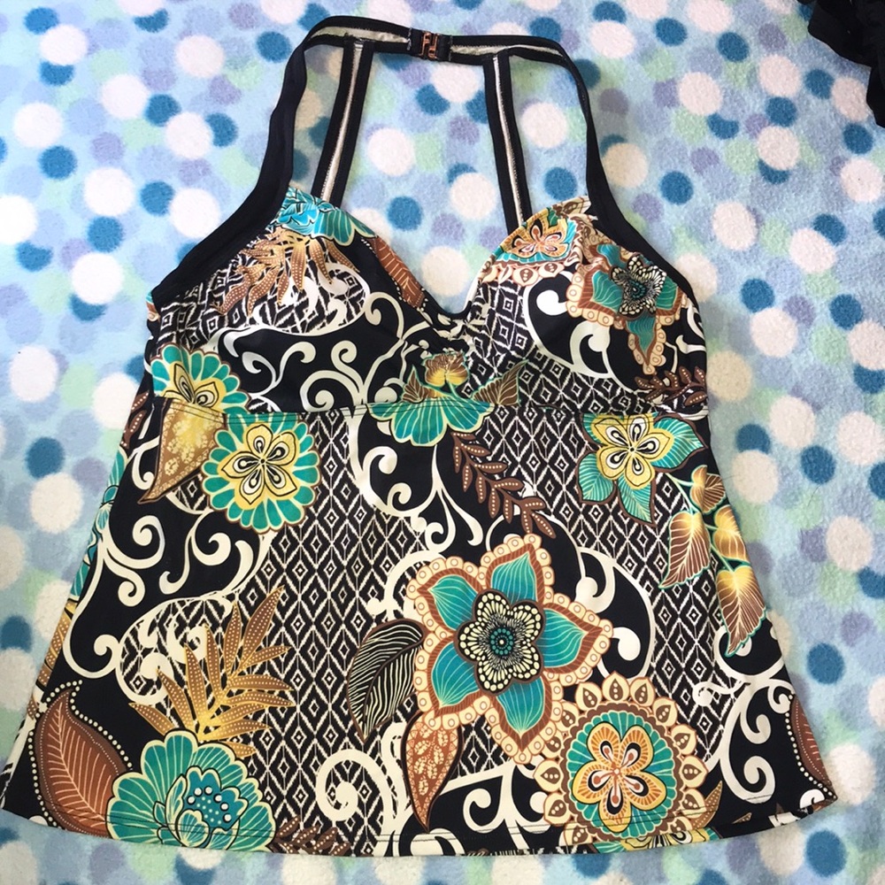 “It Figures”—Exotic Pattern Bathing Suit TOP